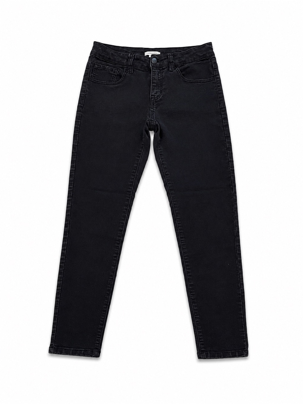 FOREVER 21 SKINNY STRETCH JEANS WOMENS SIZE 27 BLACK LOW RISE Y2K DENIM